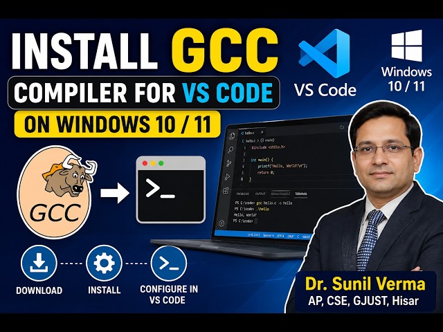 How to install GCC Compile C or C++ using Visual Studio Code in Window 10 and