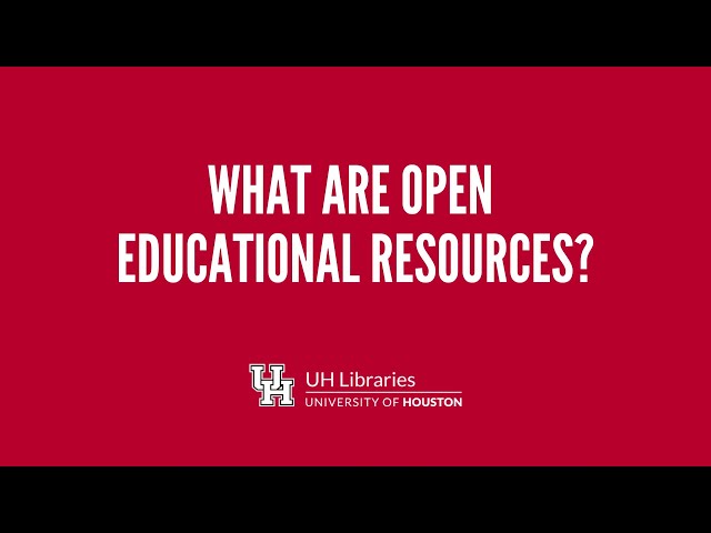What are Open Educational Resources?