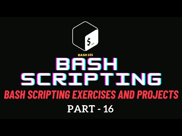 Master Bash Scripting: Practical Exercises and Creative Projects #linux #opensource #bashscripting
