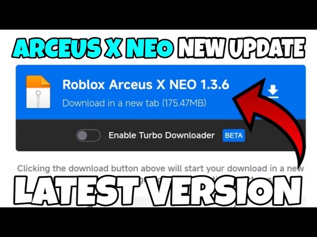 [NEW] ARCEUS X NEO EXECUTOR LASTEST VERSION 1.3.8 | NO LAG | ARCEUS X EXECUTOR MOBILE ROBLOX