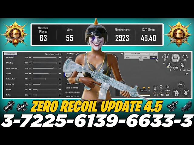 NEW UPDATE 4.5 CODE 🔥 PUBG MOBILE/BGMI SENSITIVITY SETTINGS 2026 | BEST SCOPE SENSITIVITY SETTINGS✅