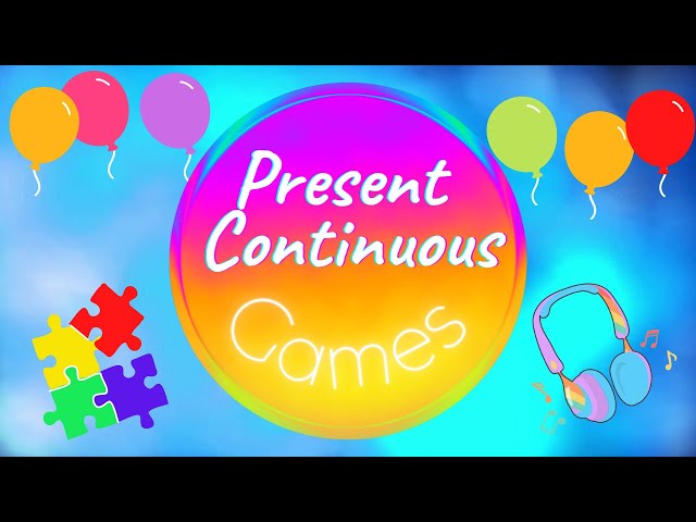 Present Continuous ESL Games