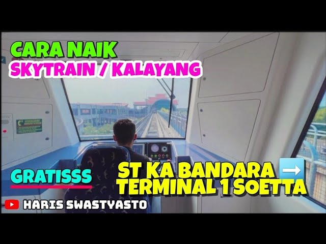 HOW TO TAKE THE SKYTRAIN / KALAYANG ‼️ FROM THE AIRPORT TRAIN ST TO TERMINAL 1 ‼️FREE