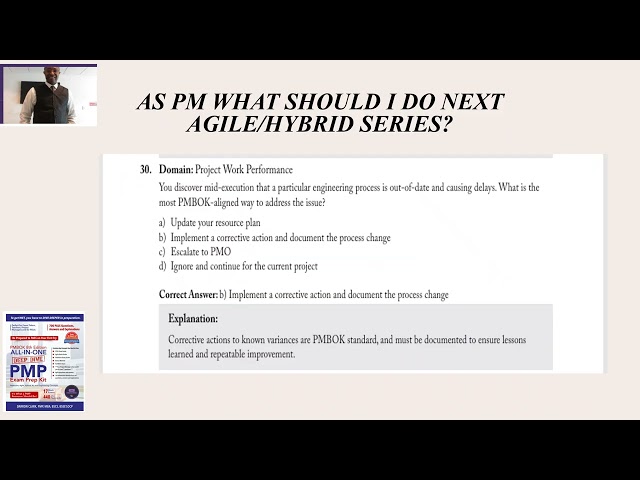 PMBOK-8: "As a Project Manager, What Would You Do Next "Agile/Hybrid Series Q&A