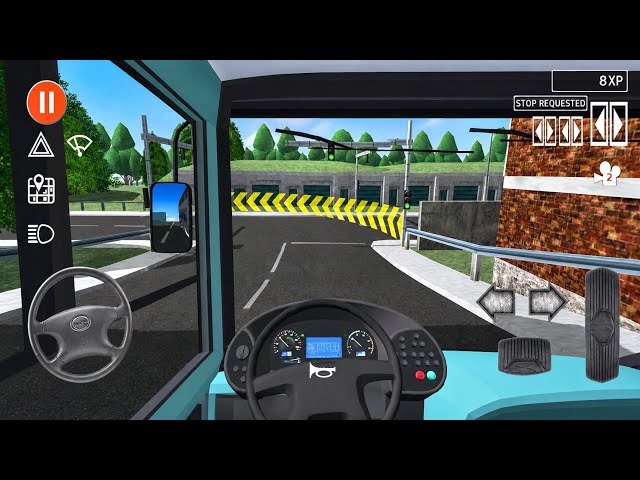 Double Decker City Bus Driving || Public Transport Simulator - Mobile Gameplay