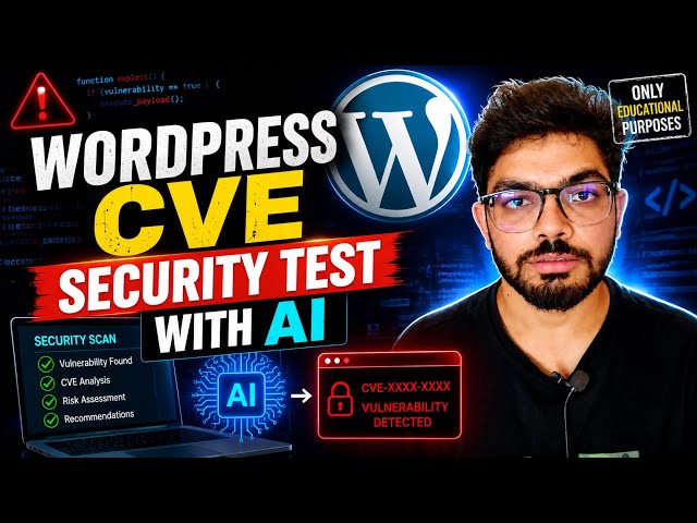 WordPress CVE Security Test with AI