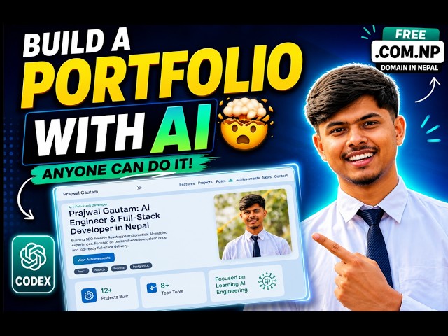 Build a Professional Portfolio Website with AI in Minutes (2026)