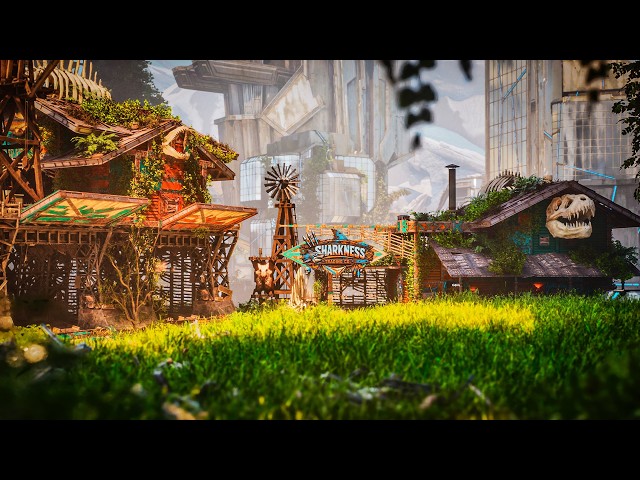 I Built a Wasteland Trading Post Base in ARK: Survival Ascended!