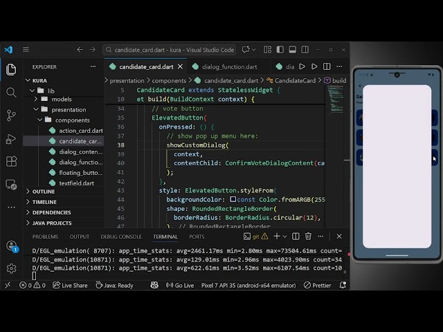 Progress 5: Confirmation Dialog