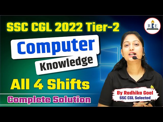 SSC CGL 2022 Tier-2 All Computer Questions Solution