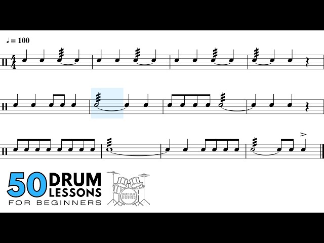Lesson 30: Buzz Rolls | 50 Drum Lessons For Beginners: Learn To Read & Play