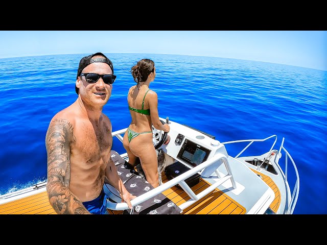 Boat Camping In Rare Solar Eclipse On Remote Ocean