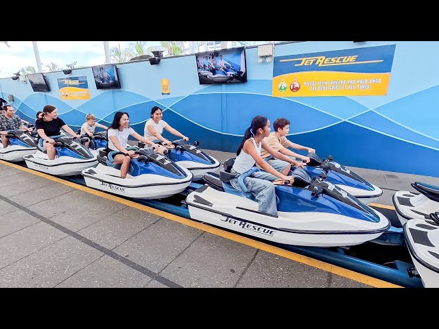 Jet Ski Roller Coaster POV - Sea World Gold Coast