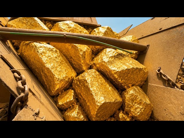 BIG ROCK 🪨 Crusher Machine - FULL Powerfull Process A Giant in Action-Big Rock Crushing 