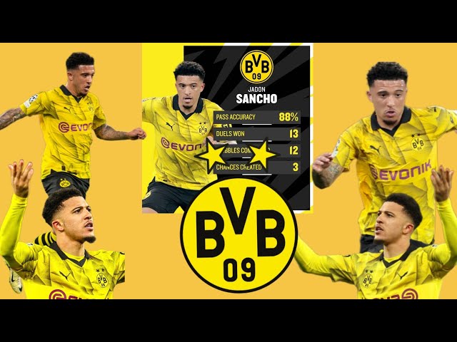 BVB 1:0 PSG: JADON SANCHO ABAYE INYENYERI, AHO IKIBAZO NTICYARI TEN HAG!?