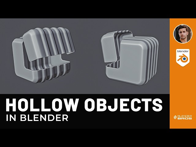 How To Make Hollow Objects in Blender