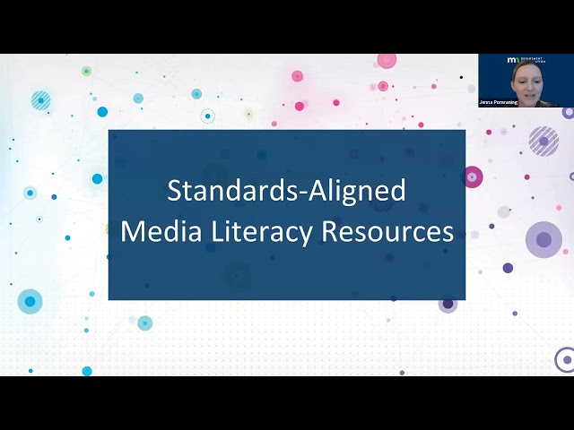 Media Literacy - 2020 ELA Standards Implementation Webinar