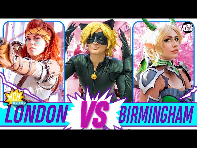 Cosplay at MCM Birmingham vs MCM Comic Con London - Which is the BEST Cosplay Convention in the UK?