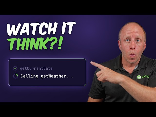 Build Claude's "Calling Tool..." UI with Spring AI 2.0