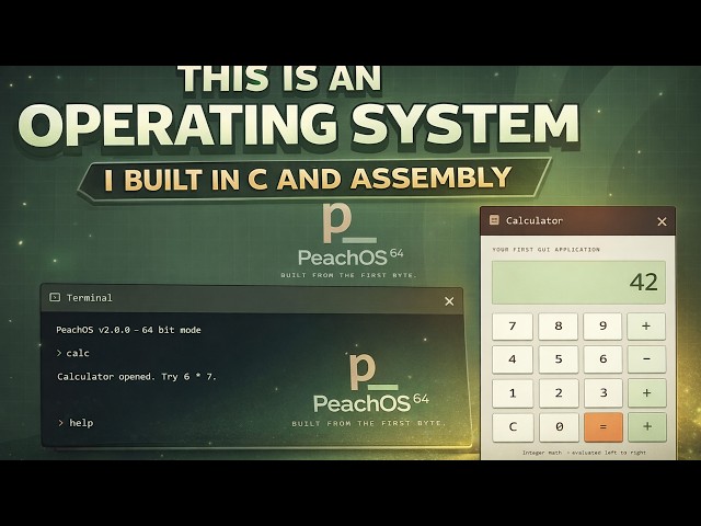 This is an operating system I built in C and assembly
