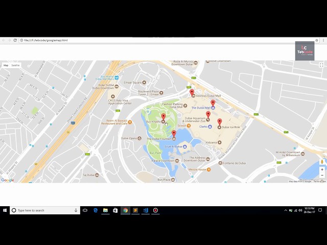 Multiple Markers in Google Map | tebcode