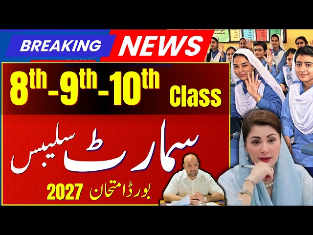 Smart Syllabus Update 2027 | Class 8-9-10