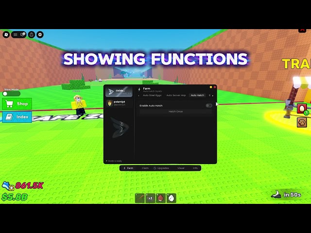 Oxide Hub Steal An Egg Script [OP] Auto Farm, Auto Hatch, Auto Grab, Esp Eggs