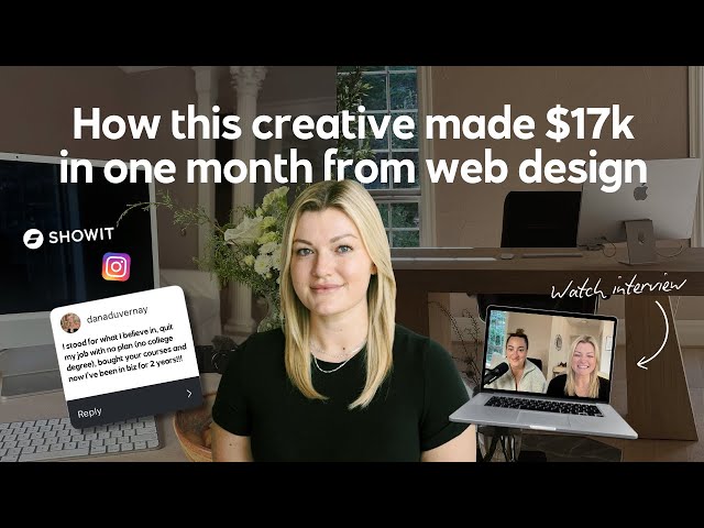 How This Creative Made $17k in One Month From Web Design