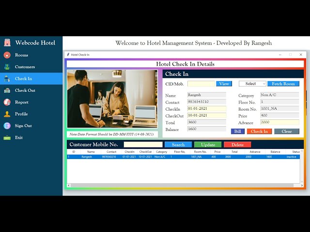🏨 Python Hotel Management System | Database Mastery Course 🌟