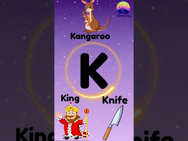 Letter K words| #kidsvideo #educational videos #kidslearning#letterk # wordslearningforkids