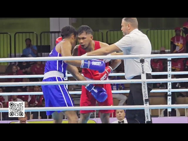Eumir Marcial 🔥🇵🇭 🥇 GOLD at SEA Games 2025 – Dominates 80kg vs Maikhel Roberrd Muskita 🇮🇩!