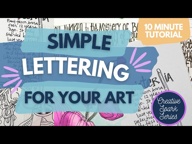 10 Minute Simple Hand Lettering Tutorial