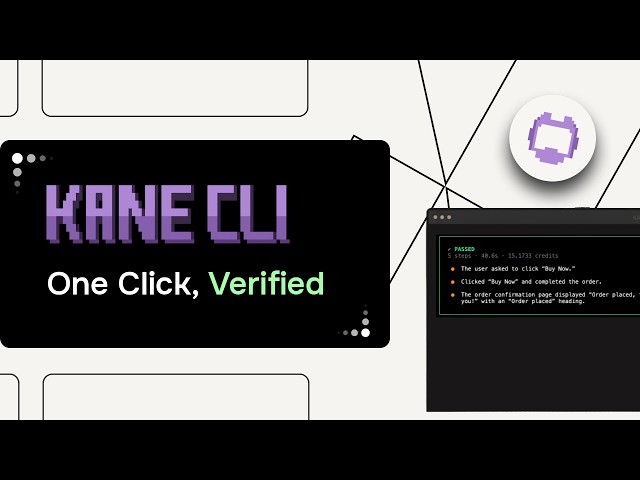 Kane CLI: Test One-Click Checkout in Plain English