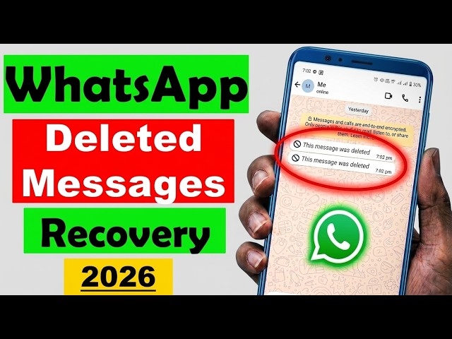 Whatsapp Deleted Messages Recovery | How to See Deleted Messages on Whatsapp