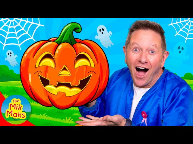 Spooky Little Pumpkin | Halloween Pumpkin & Jack-O’-Lantern Song | The Mik Maks