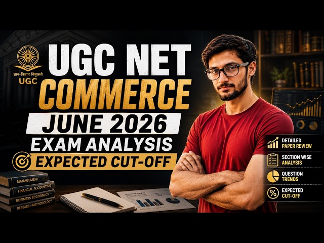 UGC NET Commerce June 2026 exam analysis | Expected cut off | Reetik