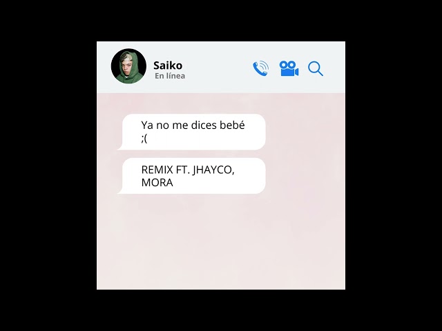 BB;( (IA COVER) Saiko Ft. Jhayco, Mora