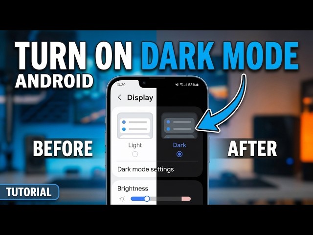 Turn On Dark Mode on Android Phone (Step-by-Step)