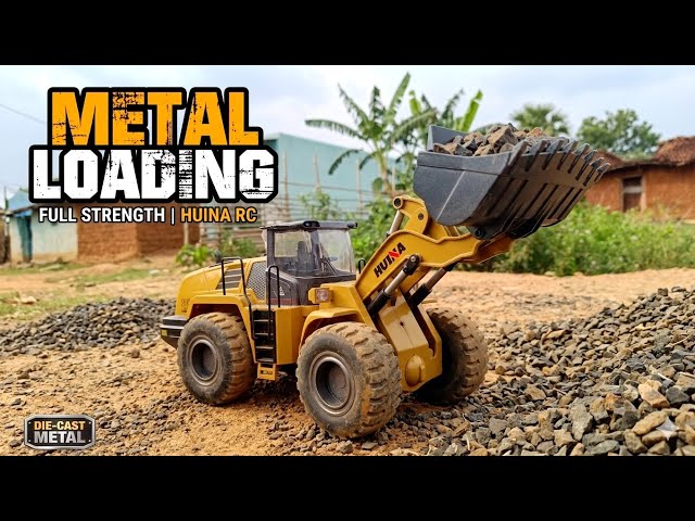 Huina Rc Metal Loader Heavy Work! 🔥| Metal Loading & Unloading Testing#Toypur