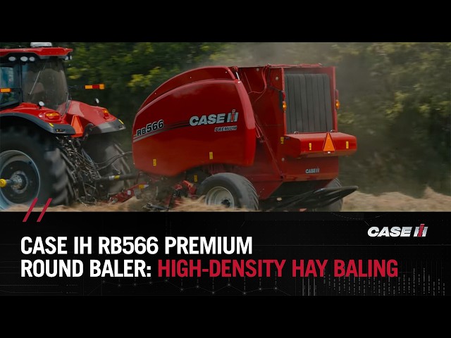 Case IH RB566 Premium Round Baler | More Capacity, More Control