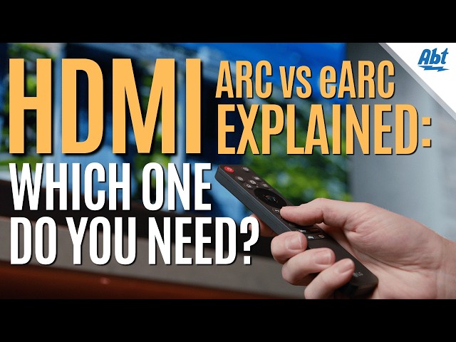 HDMI ARC vs. eARC Explained: Which One Do You Need?