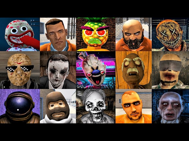 Game Weapon Battle #8 | Ice Scream 1 Mr Meat 2 Evil Nun 2 Evil Doll 2 Grandpa And Granny 5 & +