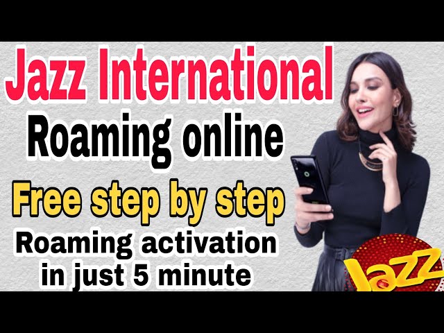 How to get jazz international roaming activation online/jazz sim international karne ka tarika