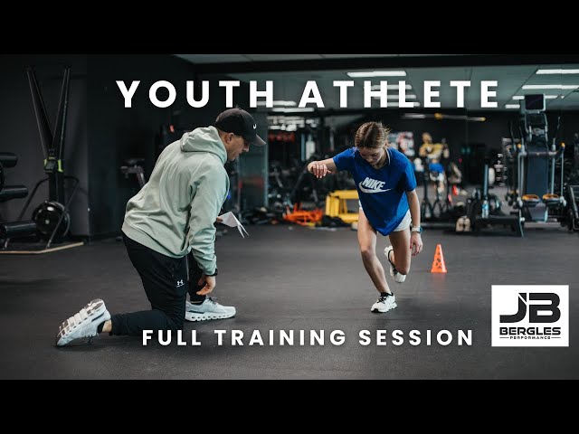 Youth Athlete Sports Performance Training | Full Training Session | Part 3 | Joey Bergles
