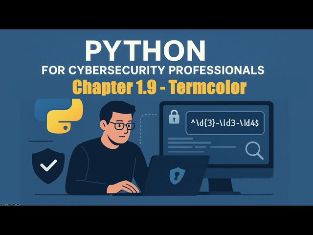 Python for Cybersecurity Professionals with PCEP Prep - Chapter 1 Section 9