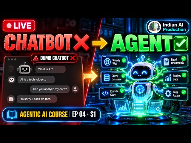 Chatbots Are Dead! Give Your LLM Real Hands with Tool Calling | Agentic AI Engineer Course S1 - E4