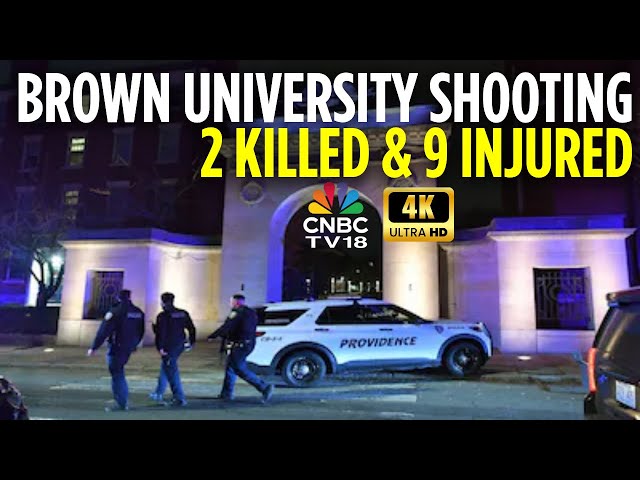 Brown University Shooting: Police Hunt For Suspect After Deadly Attack | 4K UHD | N18G | CNBC TV18