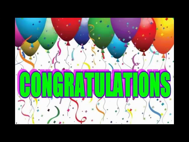 Congratulations and Celebration