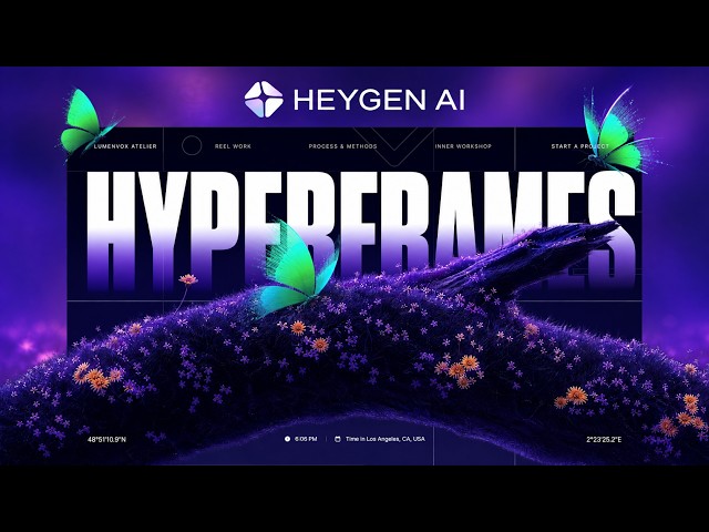 I Used AI for This Motion Graphics Tutorial with HeyGen Hyperframes — No After Effects Needed