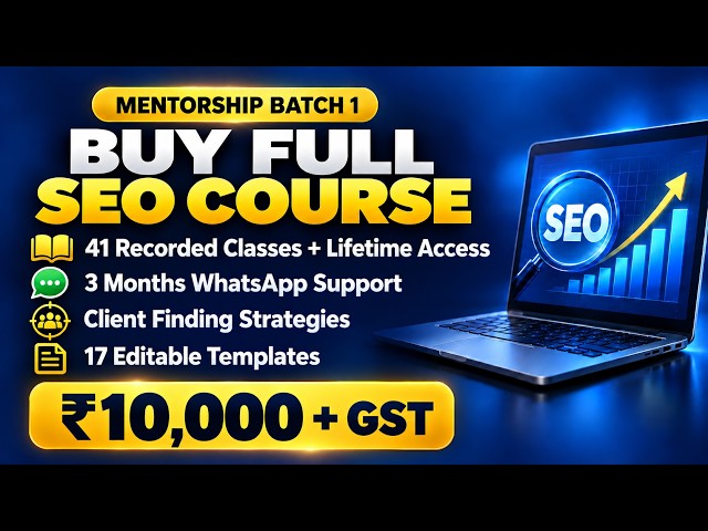 What is SEO and Why Businesses Pay For This | Batch 1 Mentorship Recorded Class